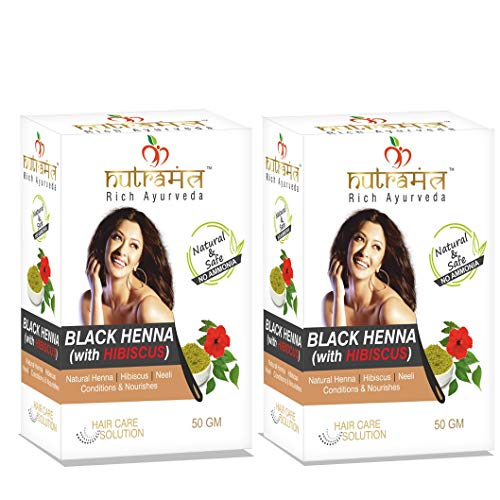India Desire : Buy Nutramantra Black Henna, Hibiscus, 50g (Pack of 2) at Rs. 121 from Amazon [MRP Rs 200]