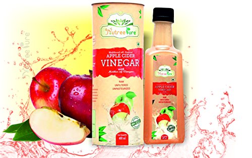 India Desire : Buy Nutree Pure Apple Cider Vinegar with Mother (Raw, Unfiltered, Unpasteurized) - 400 ml At Rs 175 From Amazon [Regular Price Rs 349]