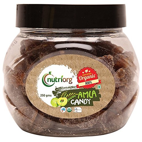 India Desire : Buy Nutriorg Certified Organic Amla Candy 250gms at Rs. 99 from Amazon [Regular Price Rs 180]