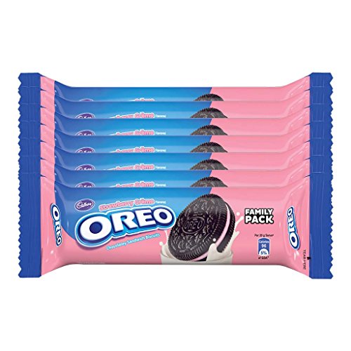 India Desire : Buy Oreo Cadbury Strawberry Cream Biscuit, 120g (Pack of 10) at Rs. 199 from Amazon [MRP Rs 255]