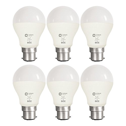 India Desire : Buy Orient Electric B22 7-Watt LED Bulb (Pack of 6, CDL White) at Rs. 469 from Amazon