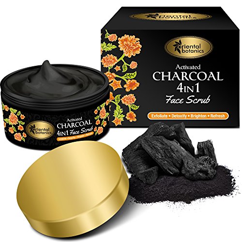 India Desire : Buy Oriental Botanics Activated Charcoal 4 IN 1 Face Scrub 100g - Exfoliate, Detoxify, Brighten & Refresh at Rs. 216 from Amazon