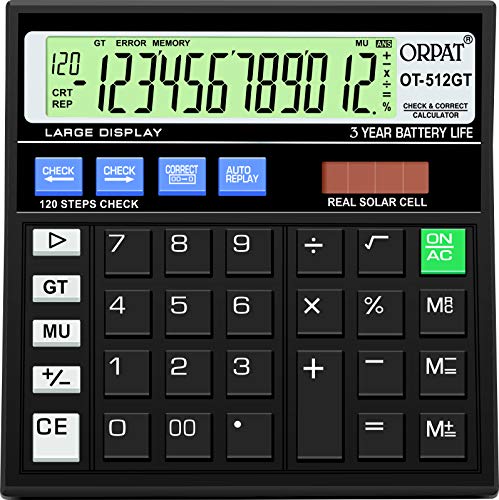 India Desire : Buy Orpat OT-512GT Calculator (Black) at Rs. 117 from Flipkart [MRP Rs 295]