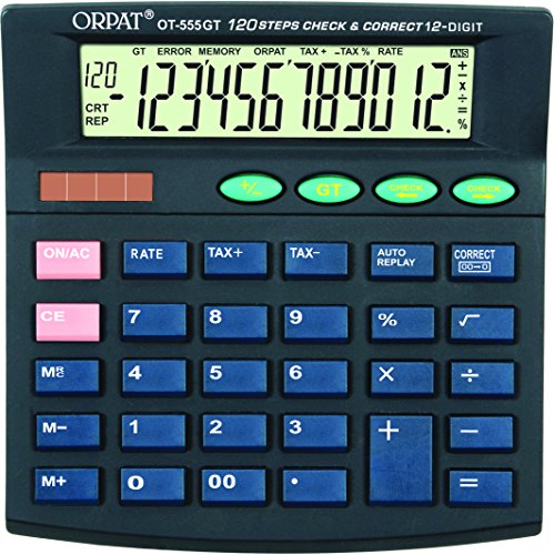 India Desire : Buy Orpat OT-555T/555GT Check and Correct Calculator at Rs. 199 from Amazon [Selling Price Rs 290]