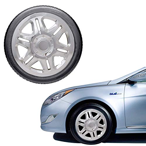 India Desire : Buy Oshotto OSHO-WC42C 12-inch Black Chrome Finish Universal Fitting-Push Type Car Wheel Cover (Set of 4) at Rs. 599 from Amazon