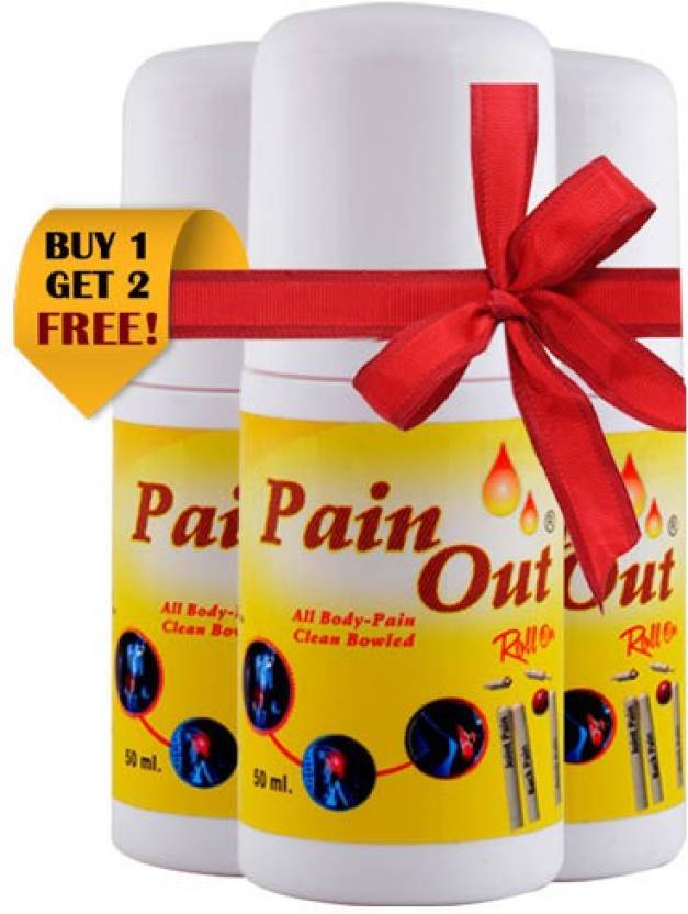India Desire : Buy Pain out rollon 50ml Pack Of 3 at Rs. 27 from Flipkart [MRP Rs 255]