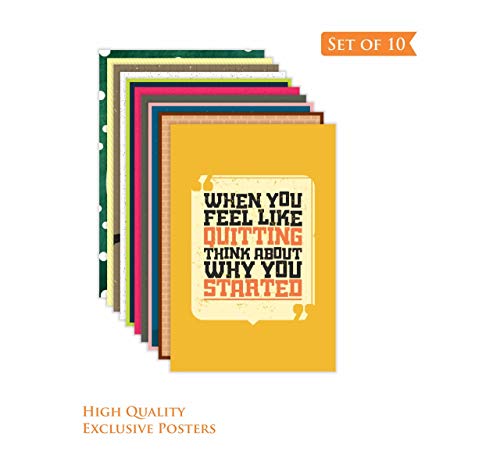 India Desire : Buy Paper Plane Design Set of 10 Poster A3 (12 in x 18 in Size) Unframed Thick Paper with Tape (Quote-1, 10) at Rs. 145 from Amazon