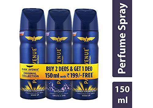 India Desire : Buy Park Avenue Body Deo, Good Morning, 100ml (Pack of 2) with Free Body Deo, Storm, 100g at Rs. 239 from Amazon