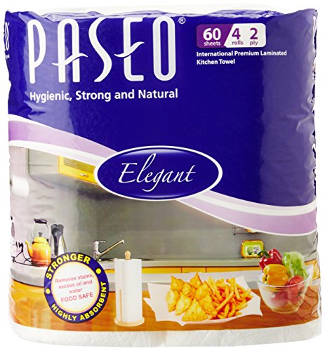 India Desire : Buy Paseo Tissues Plain Kitchen Towels - 4 Rolls at Rs. 92 from Amazon [MRP Rs 230]