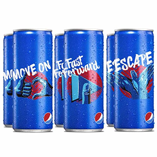 India Desire : Buy Pepsi Soft Drink Can 250ml each (Pack of 6) at Rs. 123 from Amazon [MRP Rs 150]