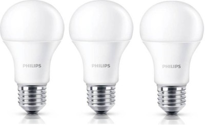 India Desire : Buy Philips 9 W Round E27 LED Bulb(White, Pack of 3) at Rs. 170 from Flipkart [Regular Price Rs 349]