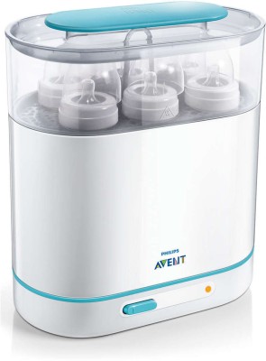 India Desire : Buy Philips Avent 3-in-1 Electric Steam Sterilizer - 6 Slots(White) at Rs. 2769 from Flipkart [Regular Price Rs 3650]
