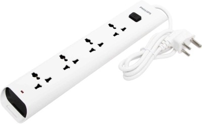 India Desire : Buy Philips S 4  Socket Extension Boards(White) at Rs. 469 from Flipkart