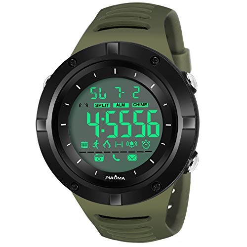 Buy Piaoma Digital Black Dial Men's Watch-9072Green at Rs. 299 from Amazon