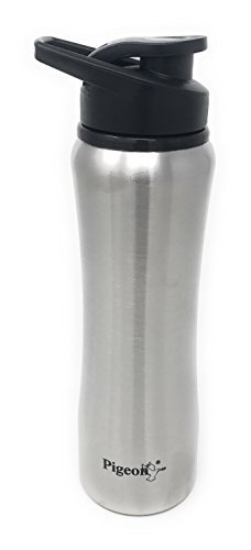 India Desire : Buy Pigeon Aqua Stainless Steel Water Bottle - Steel (Silver) at Rs. 181 from Amazon [Regular Price Rs 370]