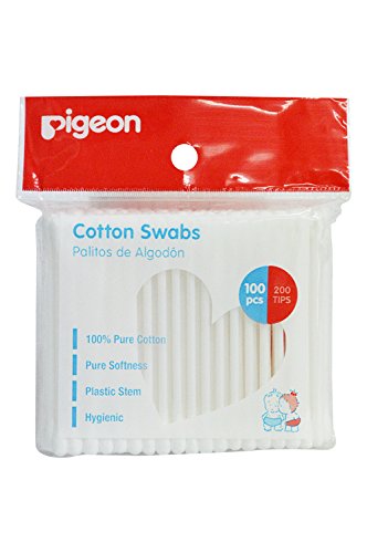 India Desire : Buy Pigeon Cotton Swabs, 200 Tips Plastic Stem 100 Pcs/Pack at Rs. 54 from Amazon