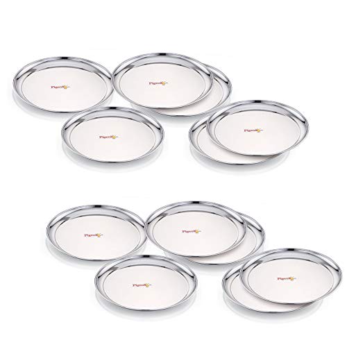 India Desire : Buy Pigeon - Kanchan Plate Set of 12 (8") at Rs. 421 from Amazon