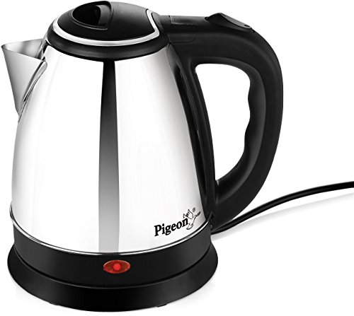 India Desire : Buy Pigeon Shiny Steel 1.5-Litre Electric Kettle (Black) at Rs. 549 from Amazon [Regular Price Rs 949]