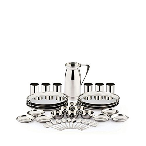 India Desire : Buy Pigeon Sparkle Dinner Set, 37-Pieces at Rs. 2499 from Amazon [Regular Price Rs 2899]