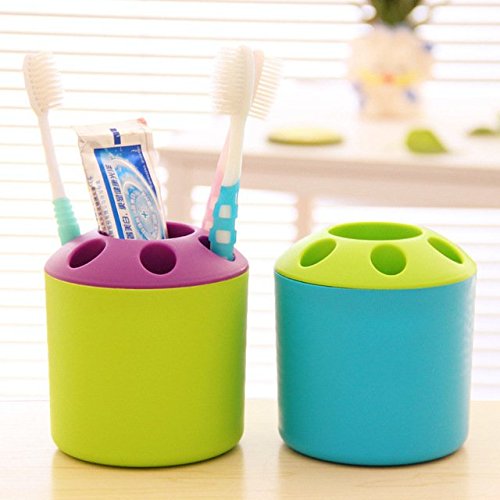 India Desire : Buy Pindia Plastic Round Toothbrush Toothpaste Holder Bathroom Organizer (J900141) at Rs. 78 from Amazon [Selling Price Rs 201]