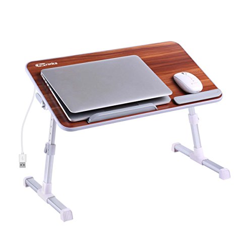 India Desire : Buy Portronics POR-895 Adjustable Laptop Table (Brown) at Rs. 1349 from Amazon