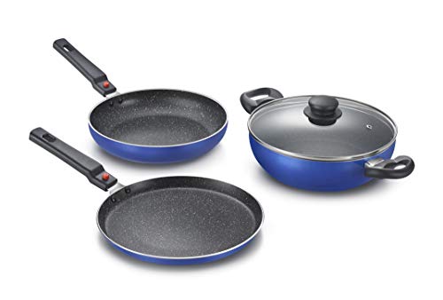 India Desire : Buy Prestige Omega Special Pack (3 piece BYK set, both Gas Stove & Induction compatible) at Rs. 1299 from Amazon
