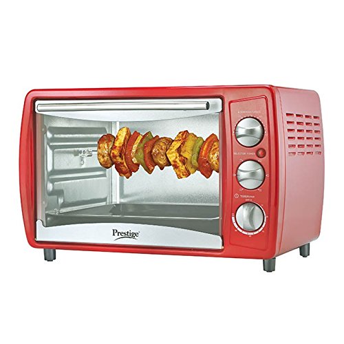 India Desire : Amazon: Buy Prestige POTG 19L 41463 1380-Watt Oven Toaster Grill ,Red from Rs 1649
