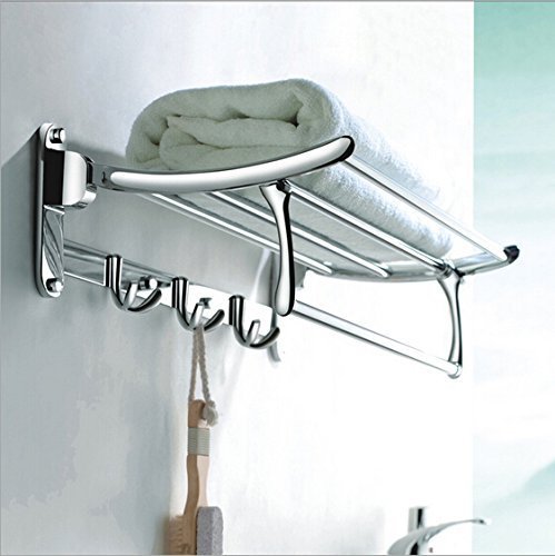 India Desire : Buy Primax Platinum High Grade Stainless Steel Folding Towel Rack (2 feet Long) - Pack of (2) at Rs. 1128 from Amazon [Regular Price Rs 2108]