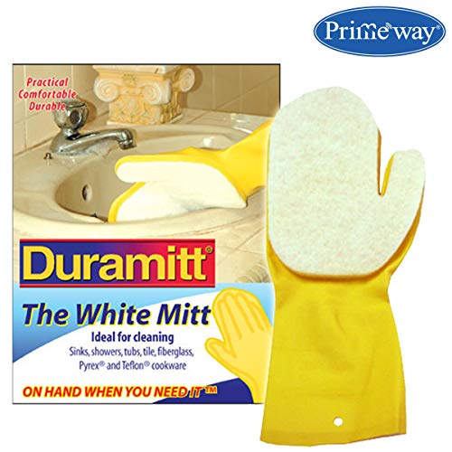 India Desire : Buy Primeway Duramitt White Scour Cloth Mitt Ideal for Cleaning at Rs. 99 from Amazon