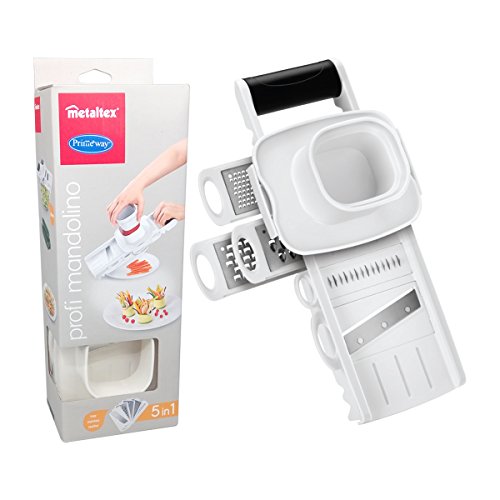 India Desire : Buy Primeway Metaltex Multipurpose Grater/Slicer 5 in 1 (White) at Rs. 202 from Amazon