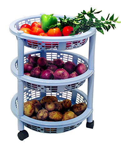 India Desire : Buy Princeware Maria 3 Rack Big Trolley, Blue at Rs. 199 from Amazon [Regular Price Rs 417]