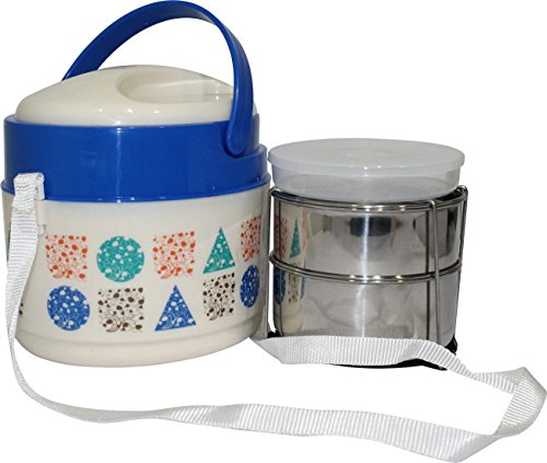 India Desire : Buy Princeware Newage 2 Deck Tiffin Box, Blue at Rs. 228 from Amazon