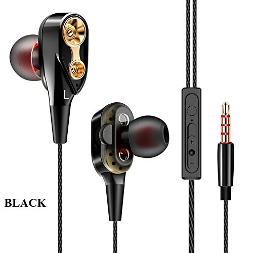 India Desire : Buy Q QKZ CK -8 Dual Driver Super Extra Bass In-Ear Wired Headphones with Microphone(Black) at Rs. 309 from Amazon