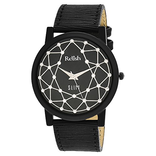 India Desire : Buy RELISH RE-S808BB SLIM Black Dial Analog Watch For Mens & Boys at Rs. 99 from Amazon