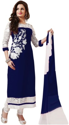 India Desire : Flipkart Steal Deal: Buy RRP Georgette Embroidered Semi-stitched Salwar Suit Dupatta Material at Rs. 379 [Regular Price Rs 549