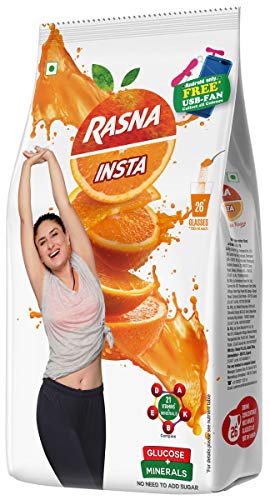 India Desire : Buy Rasna Fruit Plus Spout Pack Combo, 750g (Pack of 2, Orange and Mango) at Rs. 203 from Amazon [MRP Rs 400]