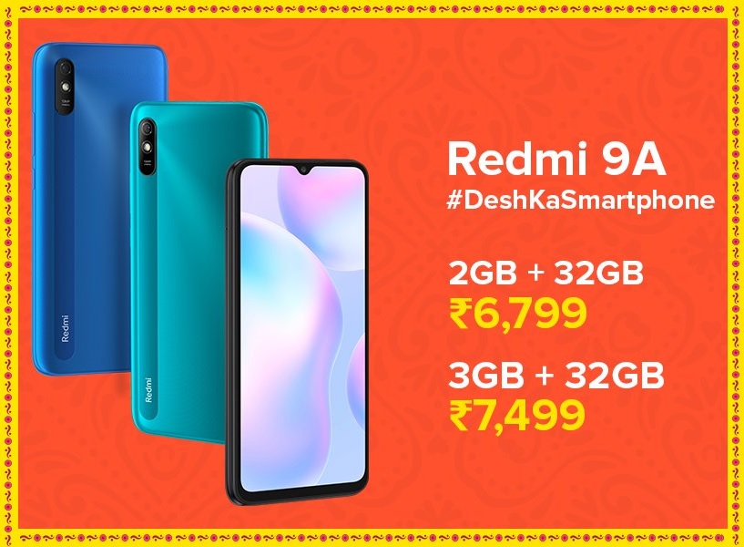 Redmi 9a Next Sale Date 9th Oct 12pm Amazon Price Rs 6799 Launch Date Specifications Buy Online In India redmi 9a next sale date 9th oct 12pm