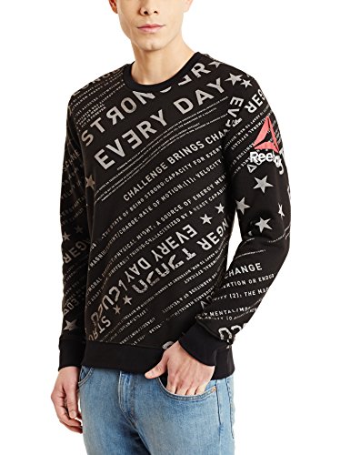 India Desire : Buy Reebok Mens Round Neck Cotton Sweatshirt at Rs. 929 from Amazon