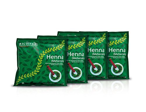 India Desire : Buy Richfeel Heena Mehndi Powder, 100g each - Pack of 4 at Rs. 166 from Amazon [Regular Price Rs 263]