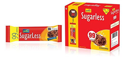 India Desire : Buy RiteBite Sugarless Protein Bar - Pack of 6 (Choco Lite) at Rs. 110 from Amazon [MRP Rs 310]