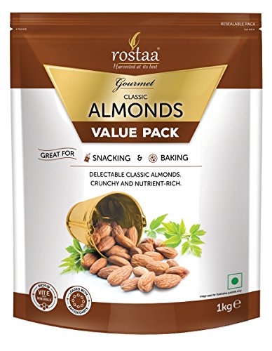 India Desire : Buy Rostaa Almonds Value Pack, 1000 g at Rs. 839 from Amazon
