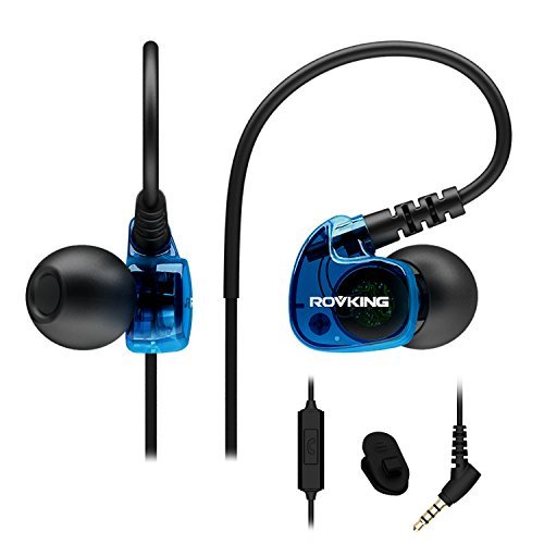 India Desire : Buy Rovking V1 In Ear Bass Headphones With Remote And Mic Noise Sound Isolating Earbuds, Blue at Rs. 590 from Amazon [MRP Rs 1290]