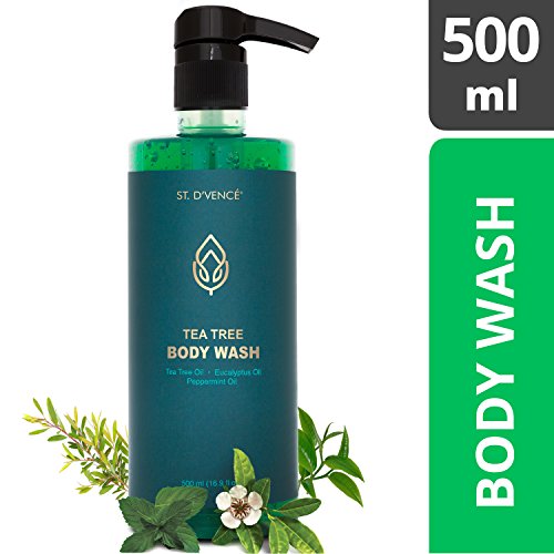 India Desire : Buy ST. D'VENCE Tea Tree Oil Body Wash with Eucalyptus Oil and Peppermint Oil, 500 ml at Rs. 399 from Amazon [Regular Price Rs 664]