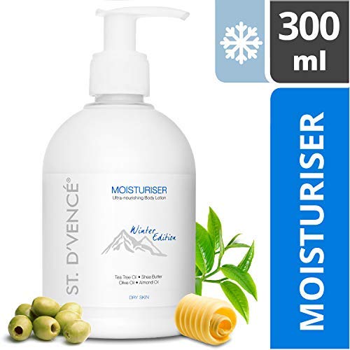 India Desire : Buy ST. DVENCE Winter Edition Body Lotion with Tea Tree Oil and Shea Butter for Dry Skin, 300 ml at Rs. 199 from Amazon