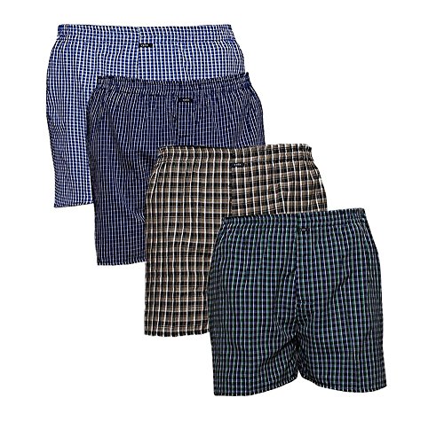 India Desire : Buy SUPER DEAL BAZZAR STORE Checkered Men's Boxer (Size:- Free, Pack of 4) at Rs. 219 from Amazon