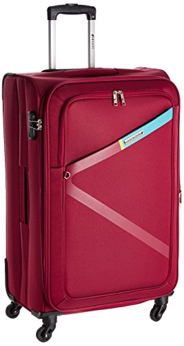 India Desire : Buy Safari Polyester 74.5 cms Red Softsided Suitcase (Greater-4wh-75-Red) at Rs. 2940 from Amazon [Selling Price Rs 5040]