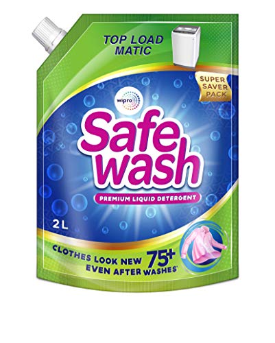 India Desire : Buy Safewash Matic Top Load Liquid Detergent by Wipro, 2L at Rs. 185 from Amazon [MRP Rs 370]
