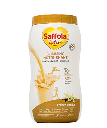 India Desire : Buy Saffola Active French Vanilla Slimming Nutri-shake 400 g at Rs. 495 from Amazon [Regular price Rs 849]