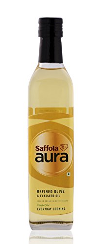 India Desire : Buy Saffola Aura Refined Olive & Flaxseed Oil - 500ml at Rs. 78 from Amazon [Regular Price Rs 290]