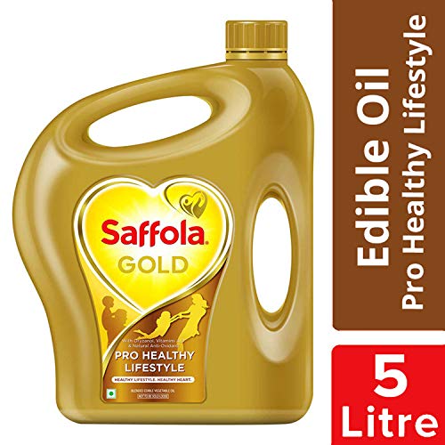 India Desire : Buy Saffola Gold, Pro Healthy Lifestyle Edible Oil, Jar, 5 L at Rs. 649 from Amazon [MRP Rs 799]